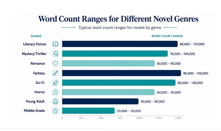 Novel word count by genre guide