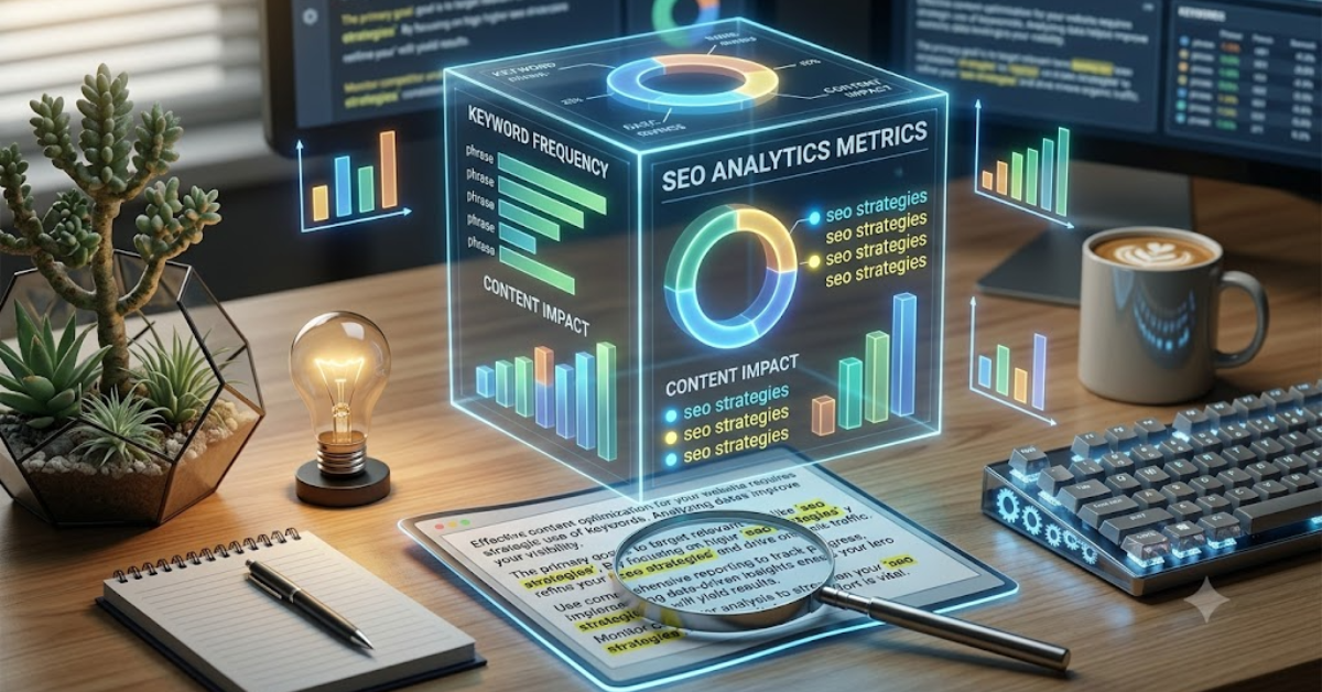 Keyword density formula and web page content audit example
