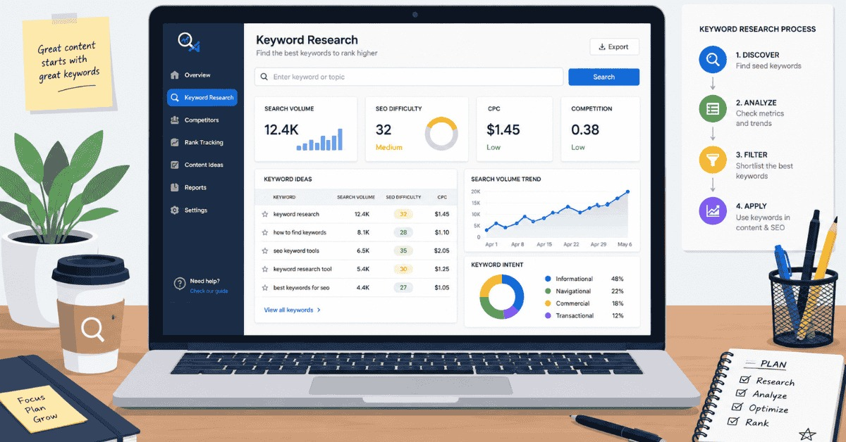 SEO content writing and keyword research guide